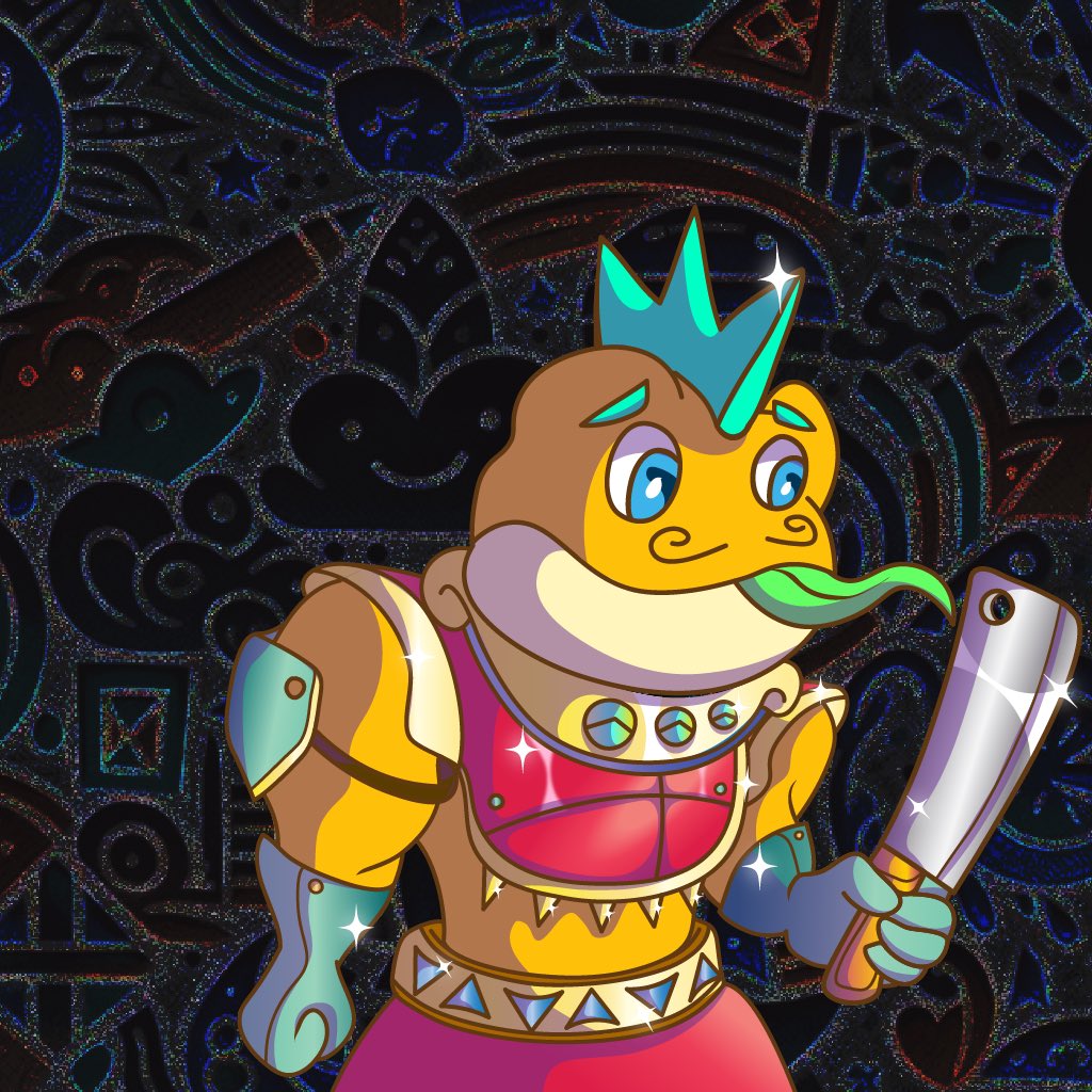 Meet Lieutenant Frog, the battlefield's ultimate hopper, armed and ready for action! 🗡️ Ready to slice through enemies with unmatched agility and ferocity! Join the Ordinals Army and witness the amphibian legend unfold! 🐸🔥

#OrdinalsArmy <a href="/BitcoinFrogs/">Bitcoin Frogs 比特蛙</a>