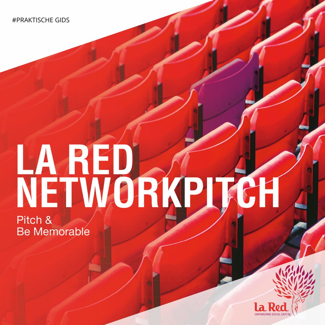Een onvergetelijke indruk achterlaten willen we allemaal wel!

🟥 Met het werkboek La Red NetworkPitch leren we je precies op welke manier jij onderscheidend kunt zijn en hoe je nooit meer vergeten wordt 👉 lared.nl/product/la-red…
