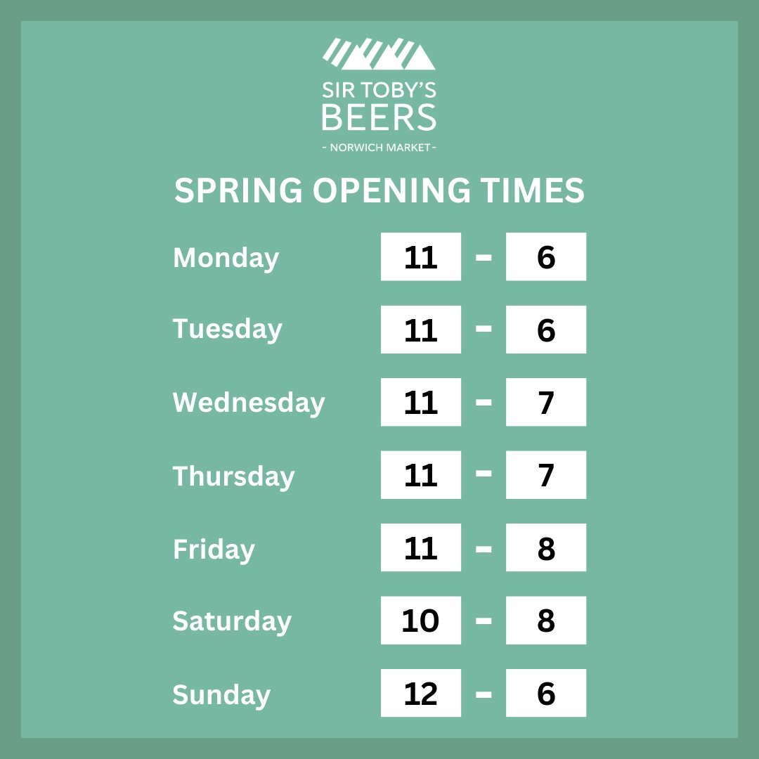 New Spring/Summer Opening Times for the Stall!