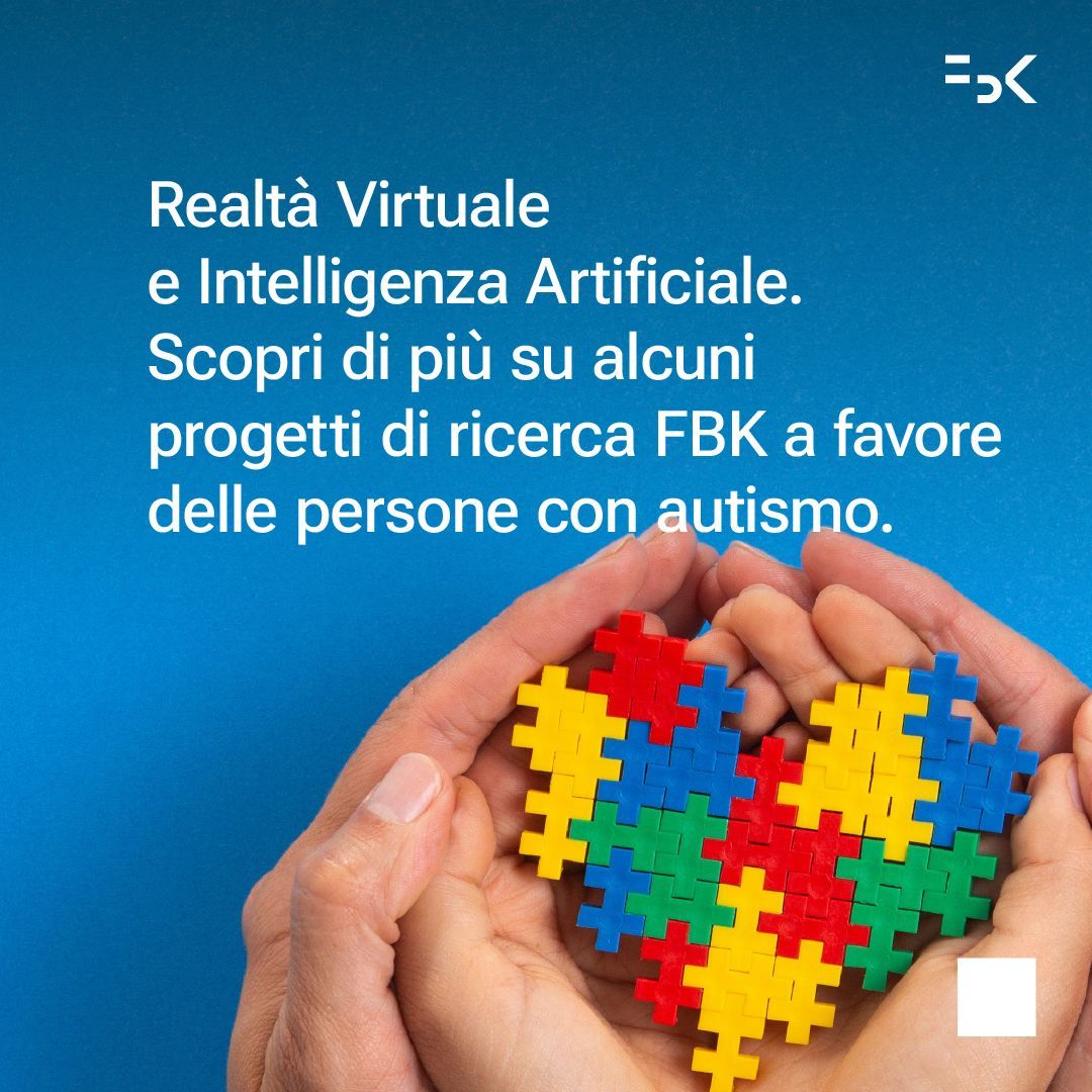 📖Su FBK Magazine alcuni progetti a favore delle persone con #autismo!👉 buff.ly/3vHPwOA 

#realtàVirtuale #IntelligenzaArtificiale  #autismo #WAAD #WorldAutismAwarenessDay 
#XR4AProject  #rv #giornatamondialeautismo #meeva

@Xr4aP @UniTrentoDIPSCO @TNdigitalhealth