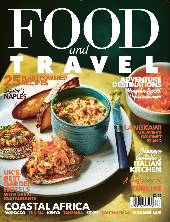 Introducing the April issue of Food and Travel - on sale now! Pick up a copy at your local shop or click the link to subscribe: l8r.it/XmBi #foodandtravelnewissue #foodandtravel #foodgram #travelgram