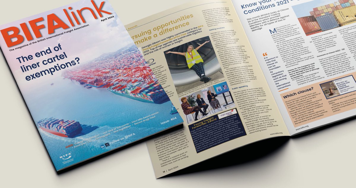 📢 The April edition of the #BIFAlink magazine is now available! Members should receive their printed copy in the coming days; however, our digital version can also be found here: ow.ly/tR5n50Q2aLI 👈🏻