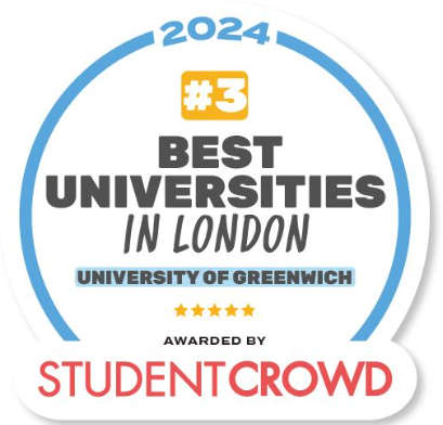 We are pleased to announce that Greenwich has been ranked the #3 University in London by StudentCrowd in their 2024 Awards!!! These awards are based on student reviews, which makes them extra special. Read more about the award here orlo.uk/lqHiN