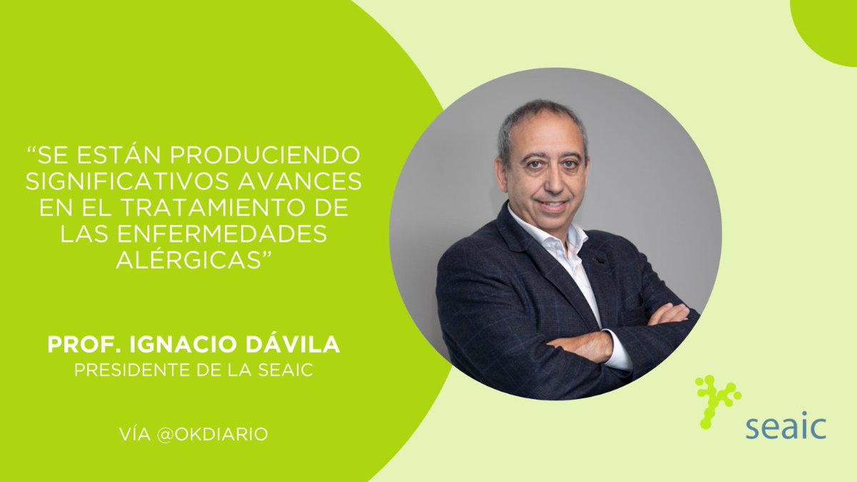 💡¿Sabes por qué se estima que en 2050 cerca de un 50% pacederá alergia? Nuestro presidente @IJDvila responde: ''Parece que se debe a factores ambientales que actúan sobre una predisposición genética''. Más info 👉🏻 pmsl.es/mo