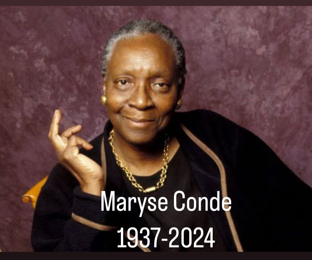 Avec la disparition de Maryse Conde la France perd un immense talent littéraire #francophone et la #Guadeloupe une formidable ambassadrice. Son œuvre lui survivra en vibrant témoignage des liens douloureux et gordiens avec la grande Afrique.