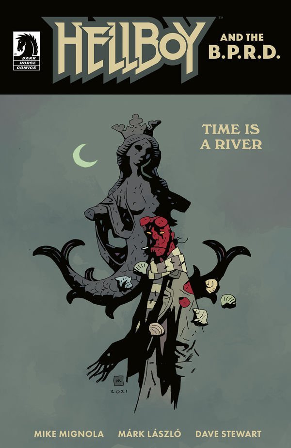 HELLBOY AND THE B.P.R.D : TIME IS A RIVER (MIKE MIGNOLA VARIANT COVER) @artofmmignola