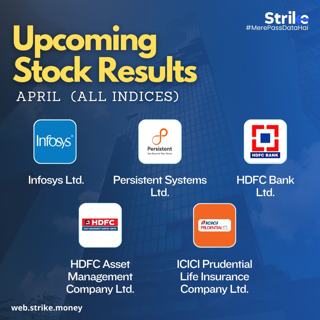 strike_ic's tweet photo. Upcoming Stock Results in the month of April!

For more such insights join Strike. Start your 7 day free trial here: https://t.co/1VbPf0OFSn

#stockmarkets #StockResultsAlert #StrikePlatform #icici #lombard #gopalsnacks #angelone https://t.co/x75LdzaUta