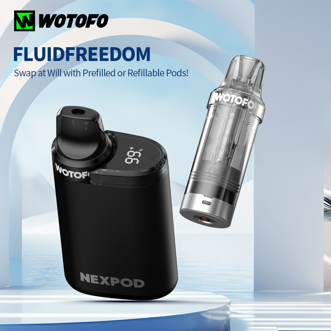 WOTOFO nexPoD Pro--Less Is More, Luxury Redefined! 1.Battery Screen 2.Battery capacity:1000mAh 3.Replaceable Pod 4.Type-C 5.Adjustable 6.Display( Refillable/Prefilled ) 7.AirFlow Whatsapp:+86-15986636738 #wotofo#wotofo nexpod#wotofo e-liquid# vape#L4L#vapelife#beauty#dispoable