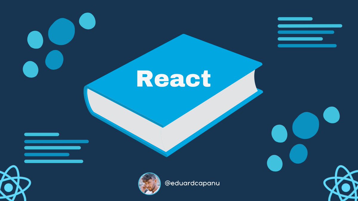 capanu2's tweet image. Just released a completely free 30+ React Tips, info &amp;amp; insights materials: eduardcapanu.gumroad.com/l/reacttipsand…

PS: I share one post a week on React. Follow me for more tips and information! 🙂 

#React #ReactJS #ReactTip