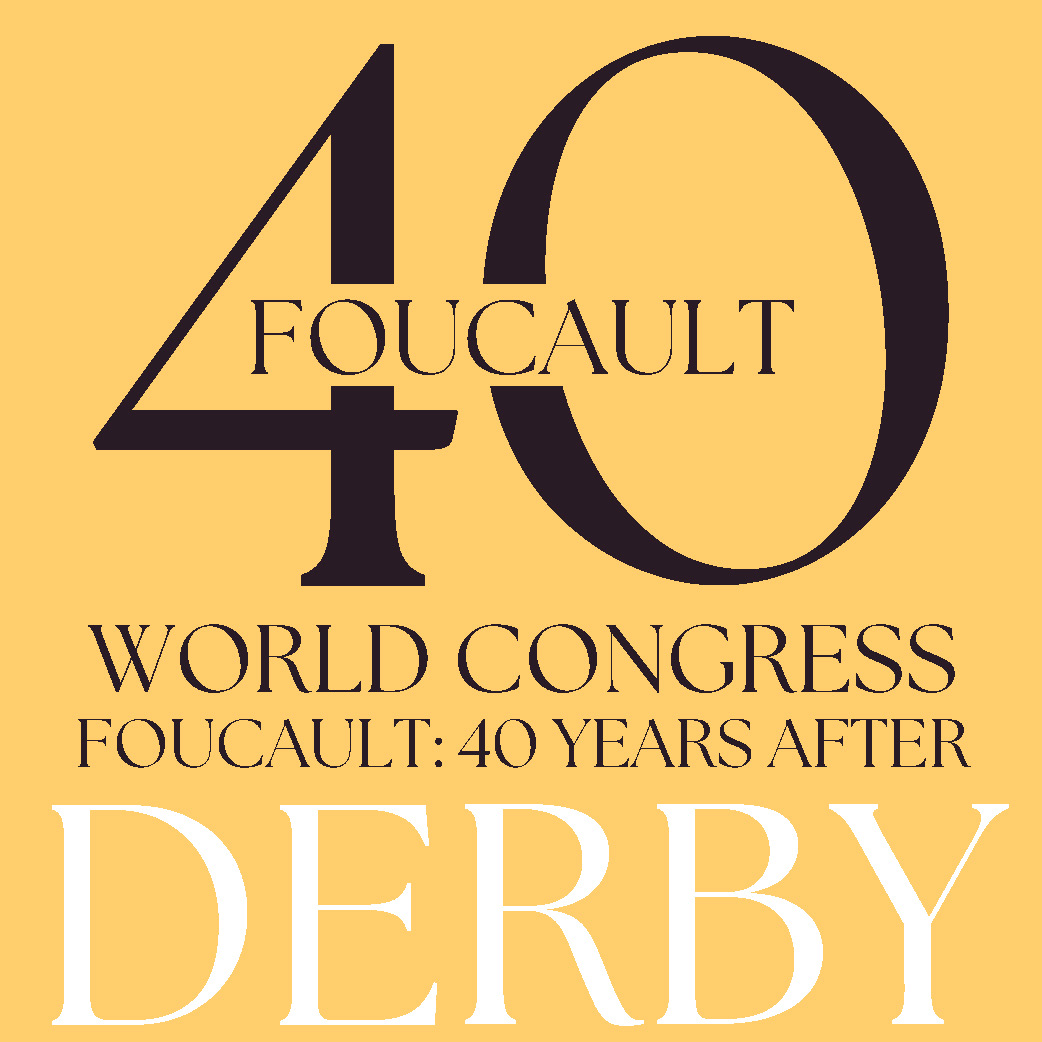 Save the date!! Univeristy of Derby will be holding a one-day conference on Wednesday 19th June titled 'Foucault, ‘Public Service’ and the ‘Institution’: interdisciplinary discourses in 21st century research' DM for more information! Call for paper information below👇