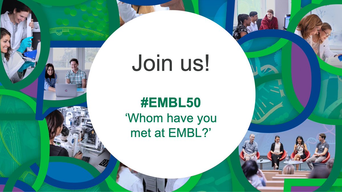 EMBL connects people. For our #EMBL50 celebration, we’d love to hear about the connections you made at EMBL. Did a colleague help shape your career? Did you create lasting friendships or meet your partner? When & how did you meet them? Tell us using #EMBL50 & tagging us @EMBL.