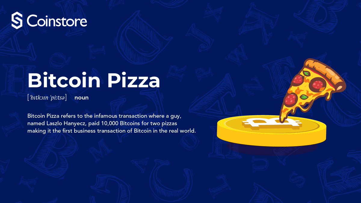 Craving a slice of history? 🍕 💡 10,000 bitcoins once bought 2 pizzas,  cooking up the first real-world #Bitcoin transaction. Talk about expensive  taste! 🚀