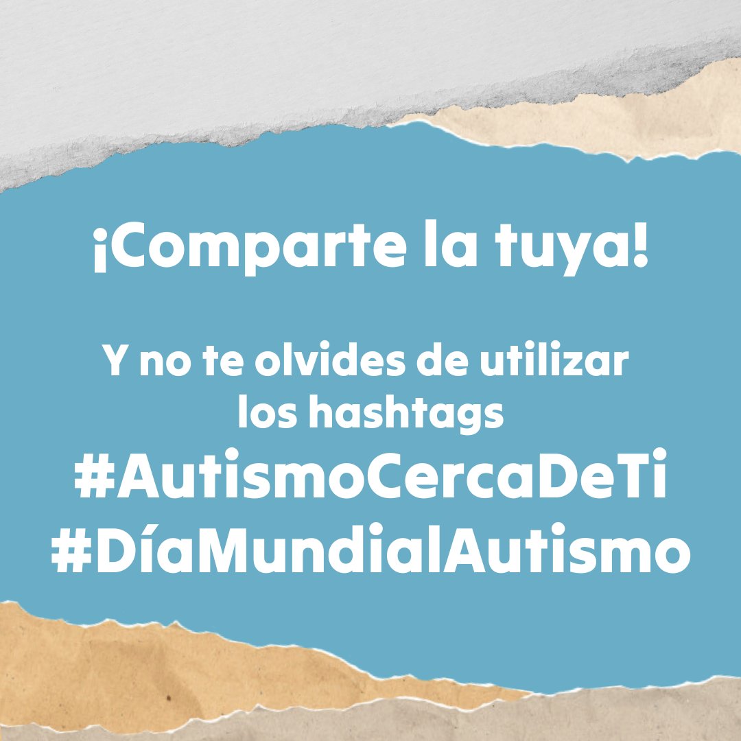Hay infinitas maneras ♾️ de mostrar apoyo a las personas con #autismo y sus familias. En el #DíaMundialAutismo, te proponemos esta ♾️📸📲. Inundemos las redes sociales con nuestro símbolo del infinito y hagamos que #DíaMundialAutismo y #AutismoCercaDeTi sean Trending Topic 🙌