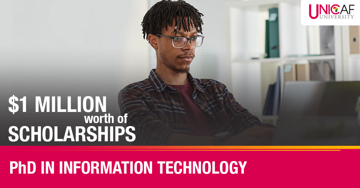 Unicaf University is offering $1 million worth of scholarships for an online PhD in Information Technology! Dive into the world of tech innovation without worrying about finances. Are you ready to unlock endless possibilities? Apply today! 👉link.unicafuniversity.com/3VUrnzl