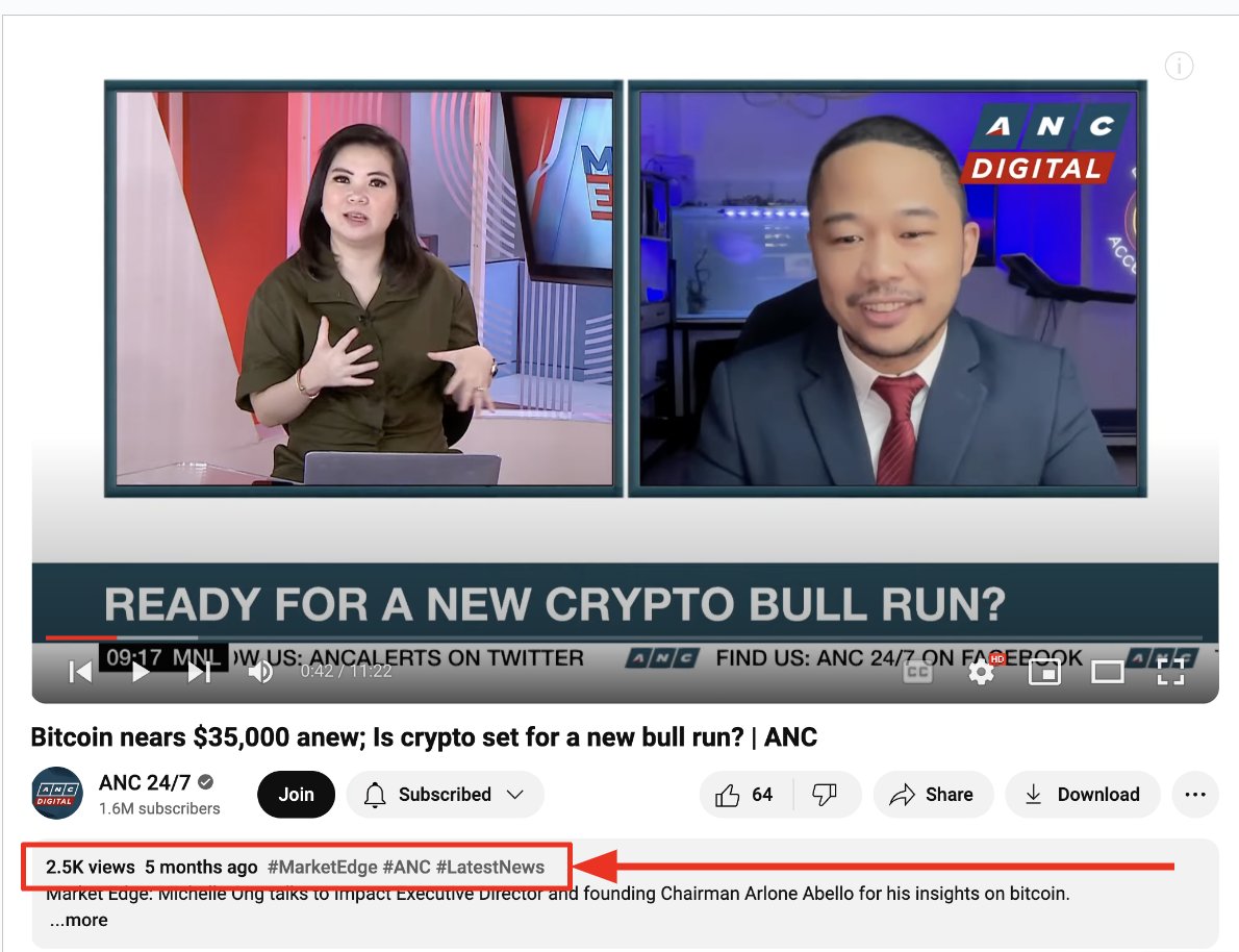 Share po natin to Kamiranda... More PINOY's po must know Crypto (Bitcoin)

Five Months ago, I can still remember this Interview with Mimi of ANC in Market edge wayback BTC was at 35k. Tinanong nya.. are we ready for the bullrun?? I gave key dates for them to take note of Jan 11!