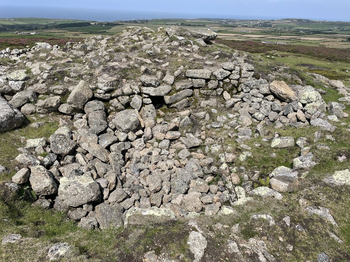 Chapel Carn Brae, West Penwith, Cornwall. 
Personally, I couldn’t see a chapel, but supposedly there used to be one. 
#tombtuesday