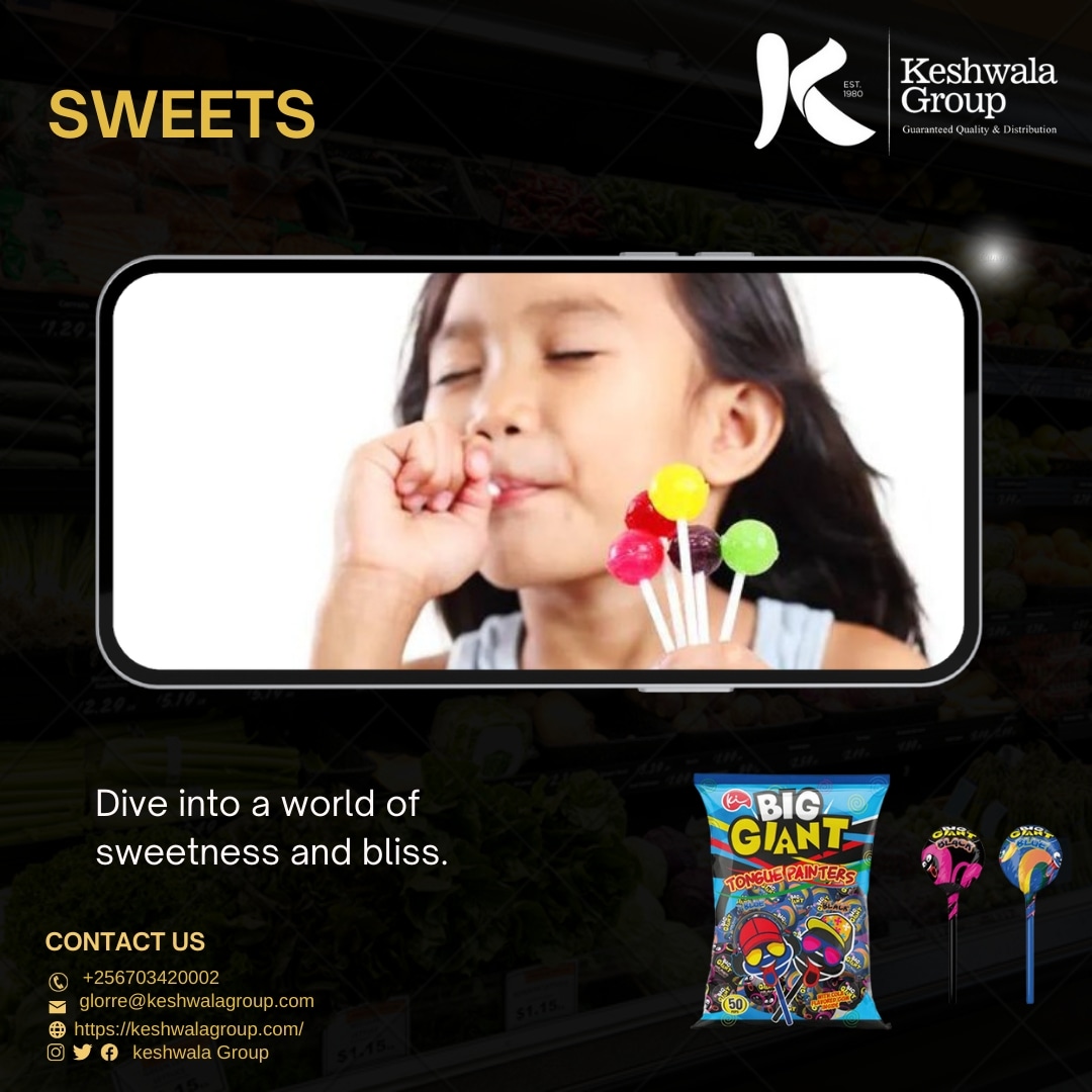 Delight your child with Big Giant sweets today!
Available in supermarkets and retail shops
#KeshwalaGroup #Sweets #kidsjoy
