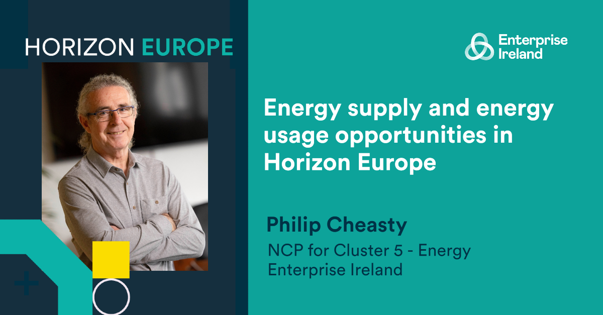 A sizable budget is still available under the current Work Programme in @HorizonEU's Cluster 5 - Energy. National Contact Point Philip Cheasty in @Entirl highlights remaining opportunities and looks at topics under the Climate-Neutral City Mission: rb.gy/q3ln3c