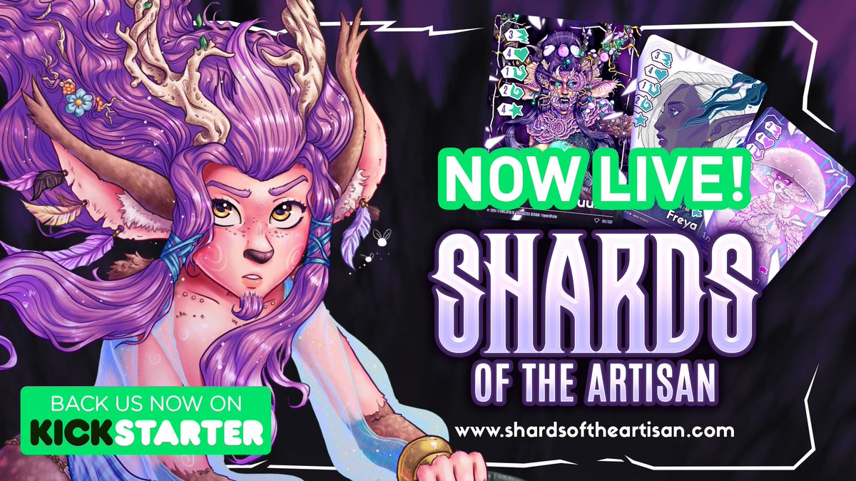 Today is the day! Shards OF The Artisan is now LIVE on Kickstarter! #shardsoftheartisan #tcg #cardgame shardsoftheartisan.com