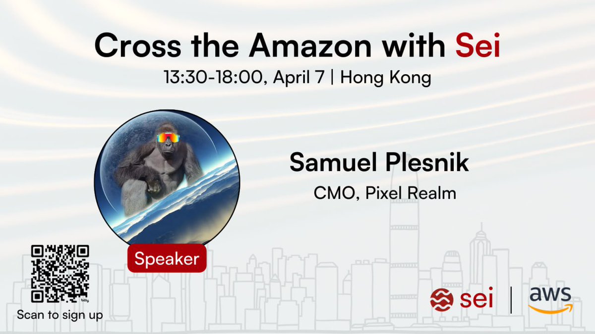 🎊 HK Web3 Festival 🎊 As a continuation of our relationship with @SeiNetwork, we have been invited to speak on Sei/Amazon panel during Honk Kong Web3 festival 2024. 🍿🚀 Its an honor for us to be speaking side by side with many other legends in the industry such as @amazon,