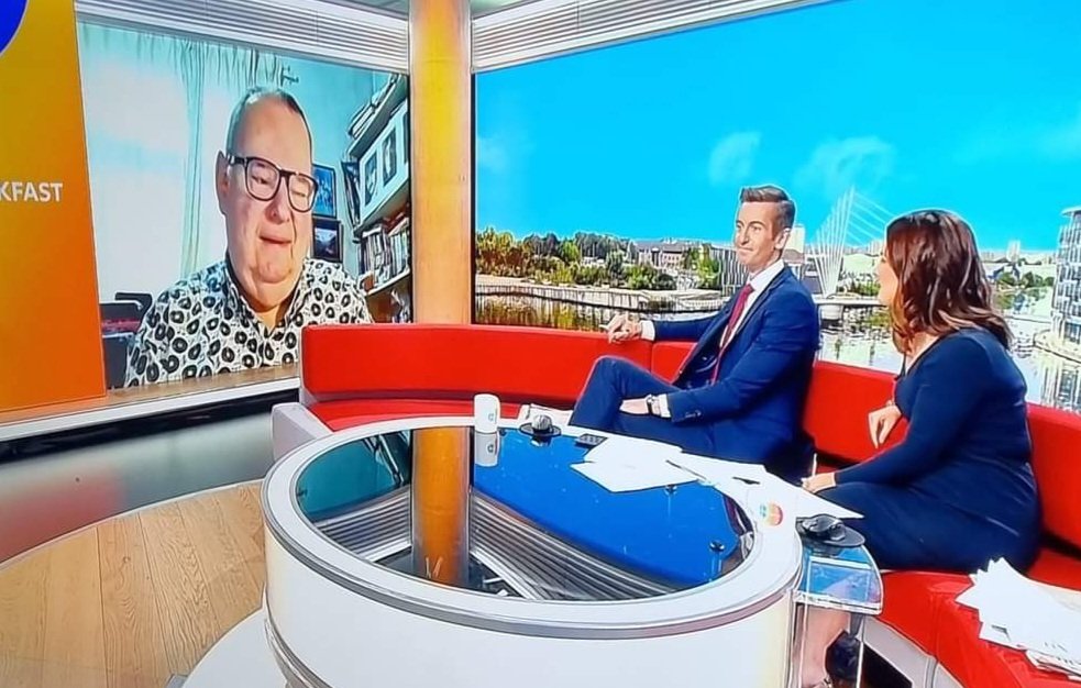 Nice to be on @BBCBreakfast Yesterday Talking about #2Tone and the wonderful #ThisTown @CovMusicM @covobservernews @live_coventry
