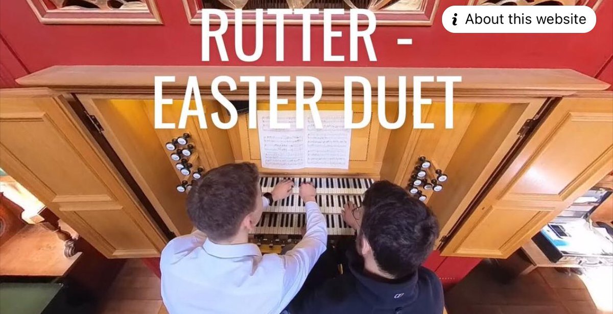 Don’t miss our next #FirstFriday lunchtime #organ recital at 12.30 on Friday April 5th with Ben Markovic of St Mary’s Barnes. Thanks to sponsors @ballet4lifeuk @HomeInsteadWLDN. To get in the mood, watch Rutter’s Easter Organ Duet played @StMichaelsW4. youtube.com/watch?v=9lLuMi…