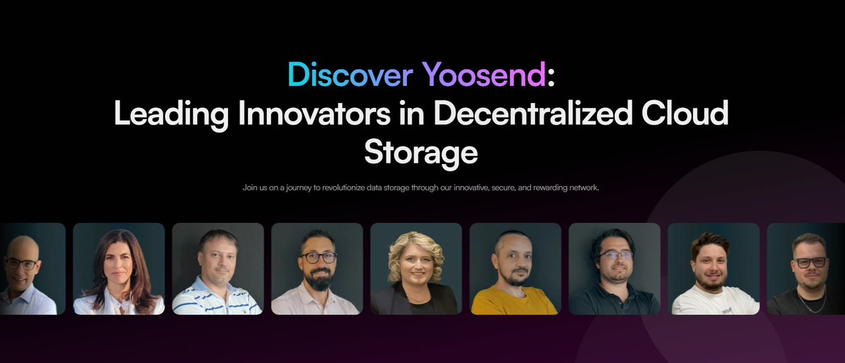Discover Yoosend 🦋🦋

Leading Innovators in Decentralized Cloud Storage! 

Join us on a journey to revolutionize data storage through our innovative, secure, and rewarding network.

Community Chat: t.me/yoosendcom

#DePIN