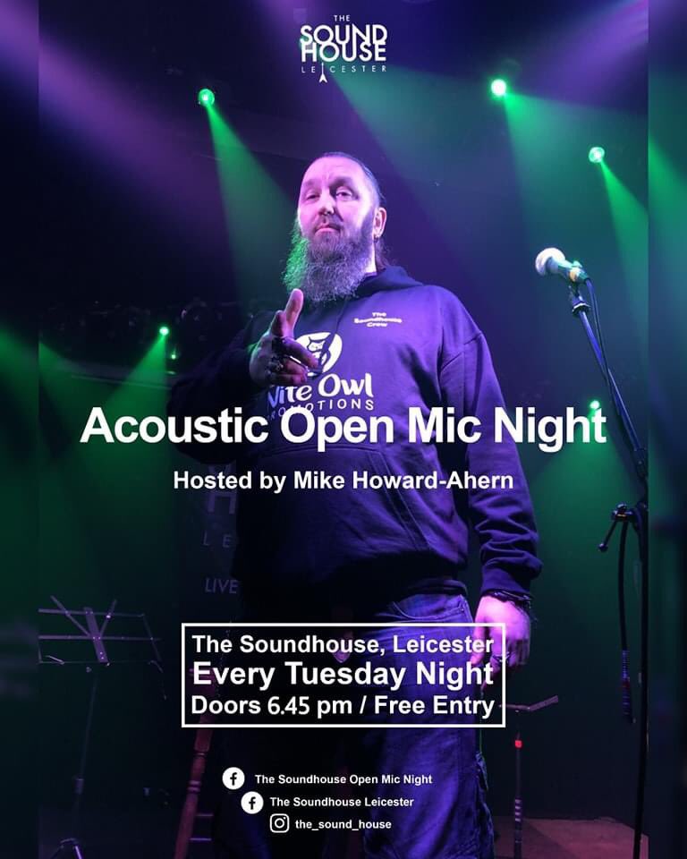 #openmic Tuesdays at @The_Sound_House … Doors 6.45pm #FREE #ENTRY 😎