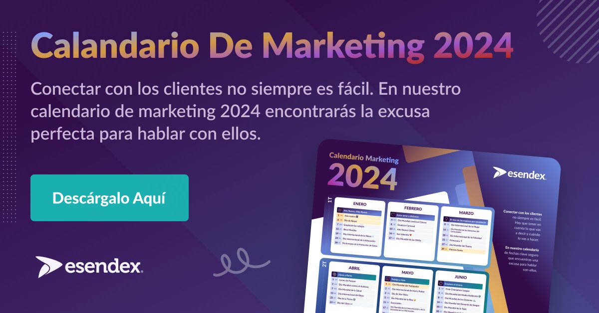 📅 Empezamos el segundo trimestre de 2024. Y tenemos que ponernos las pilas para generar la mejor estrategia de #marketing. 
Con nuestro calendario puedes organizar tus comunicaciones para impactar a tus clientes. 
😉 Descárgatelo aquí: 
hubs.ly/Q02r1t460