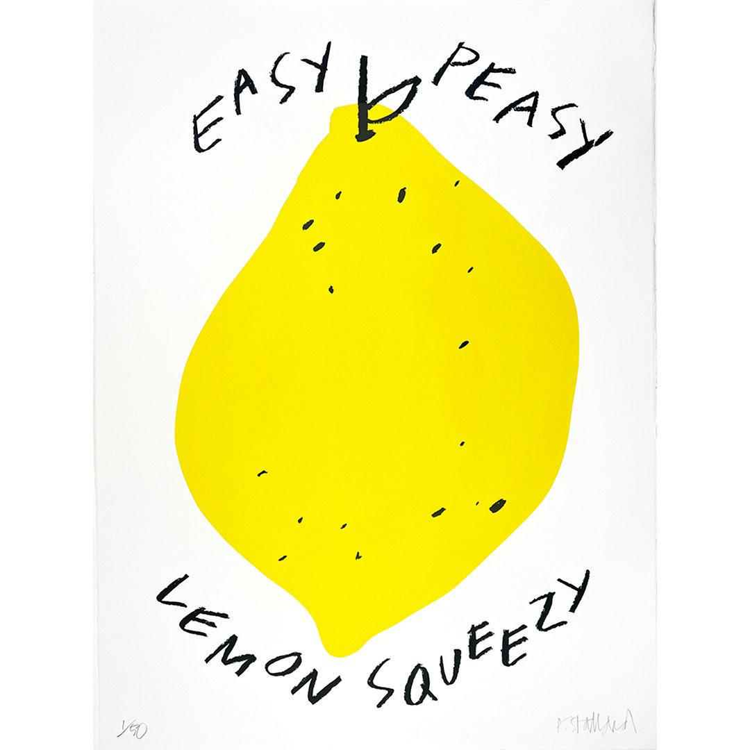 printclublondon's tweet photo. The "Get Fruity" collection by our Creative Director Rose Stallard has a new zesty addition 🍋 

https://t.co/QYdGVqPPLk

#printclublondon #rosestallard #screenprint #getfruity #lemon #fruit #limitededition #typography https://t.co/K301tlRhBq