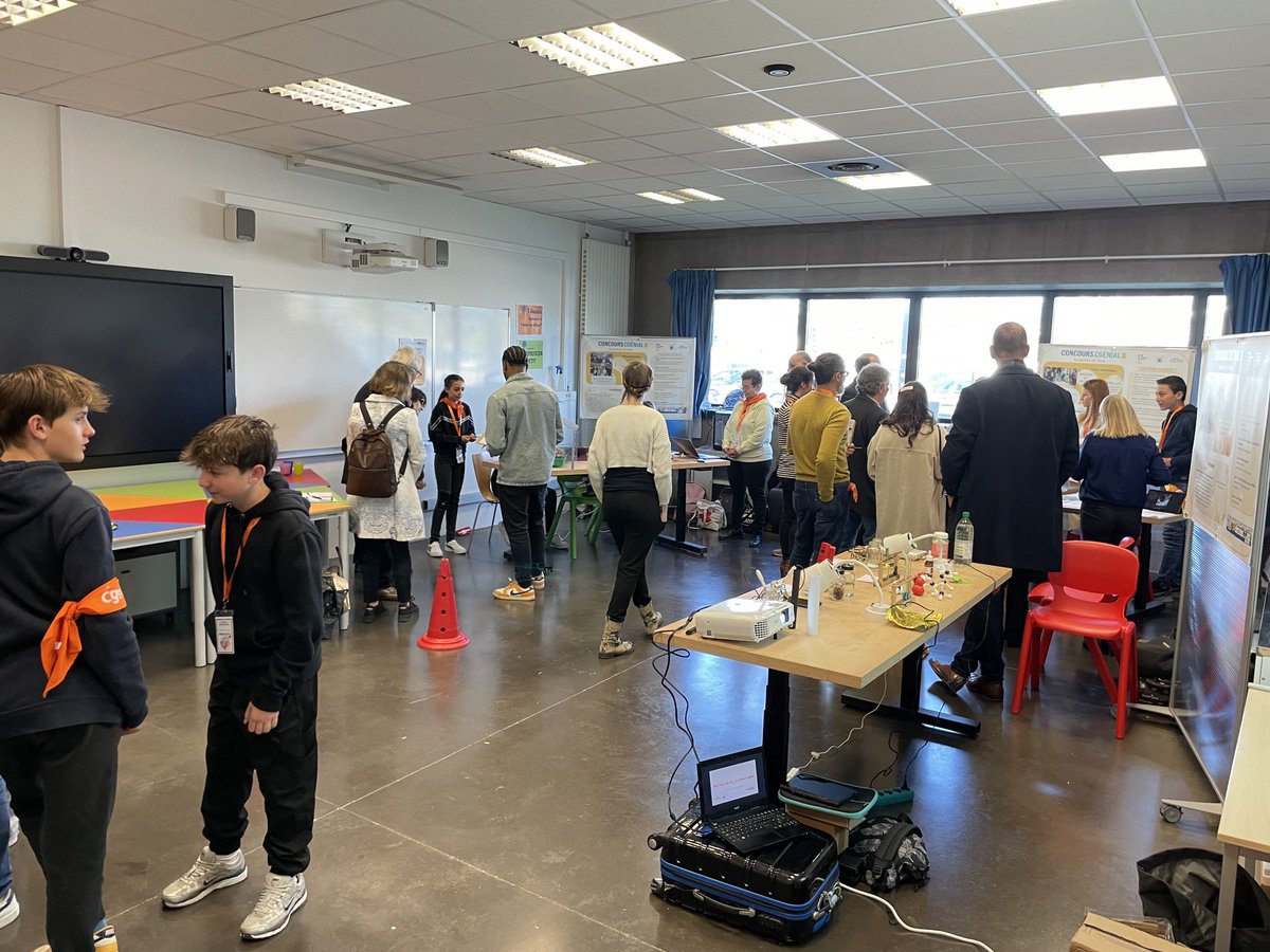 CAST Académie de Nice (@cast_acnice) on Twitter photo #Cgénial La finale académique du concours CGenial 2024 a lieu aujourd’hui sur le site de l’inspe à La Seyne sur Mer. Merci aux partenaires, aux membres du jury, à l’inspe pour leur contribution. Et merci aux élèves et aux professeurs pour leur engagement et leur enthousiasme ! #Cgénial La finale académique du concours CGenial 2024 a lieu aujourd’hui sur le site de l’inspe à La Seyne sur Mer. Merci aux partenaires, aux membres du jury, à l’inspe pour leur contribution. Et merci aux élèves et aux professeurs pour leur engagement et leur enthousiasme !