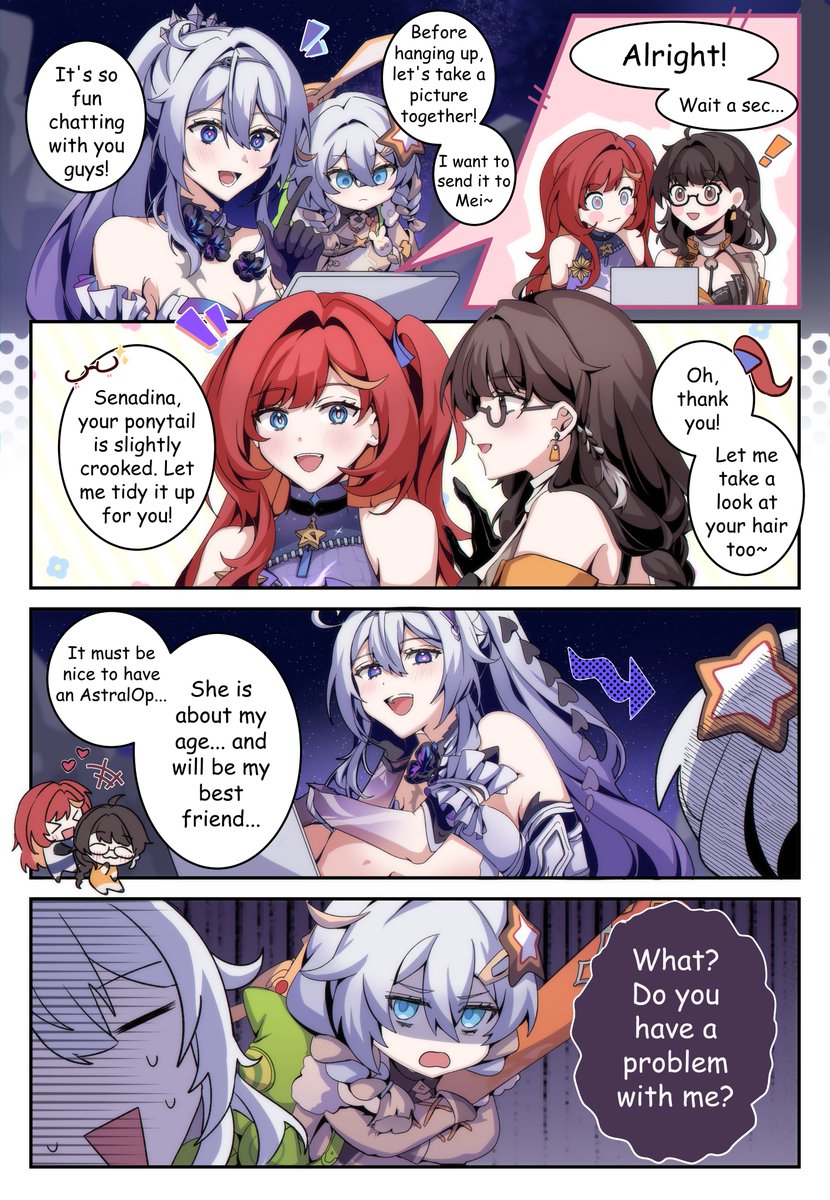 Both ELFs and AstralOps are terrific! Kudos to Captain @hauxse for the amazing fanwork! #HonkaiImpact3rd