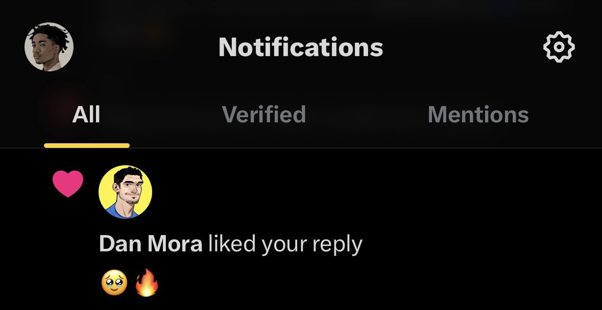 jordnjnes's tweet image. The artistic legend, Dan Mora has liked my reply.

I&apos;m EXTREMELY honored—his work is truly astonishing.