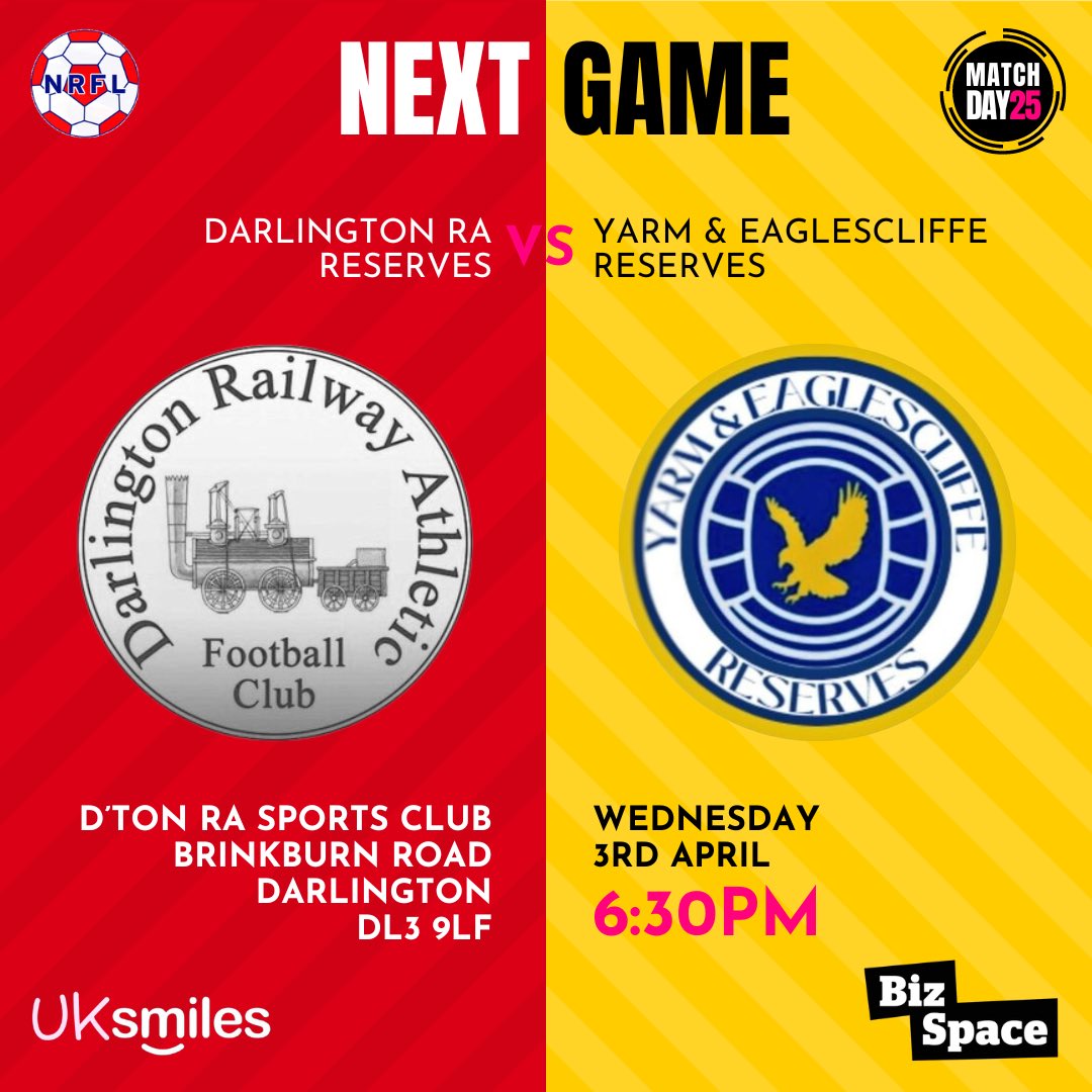 yandereserves's tweet image. Big game at the top tomorrow night as the top two go head to head. Come along and support the boys in their fight for promotion.

#UTYAE 🔵🦅⚪️