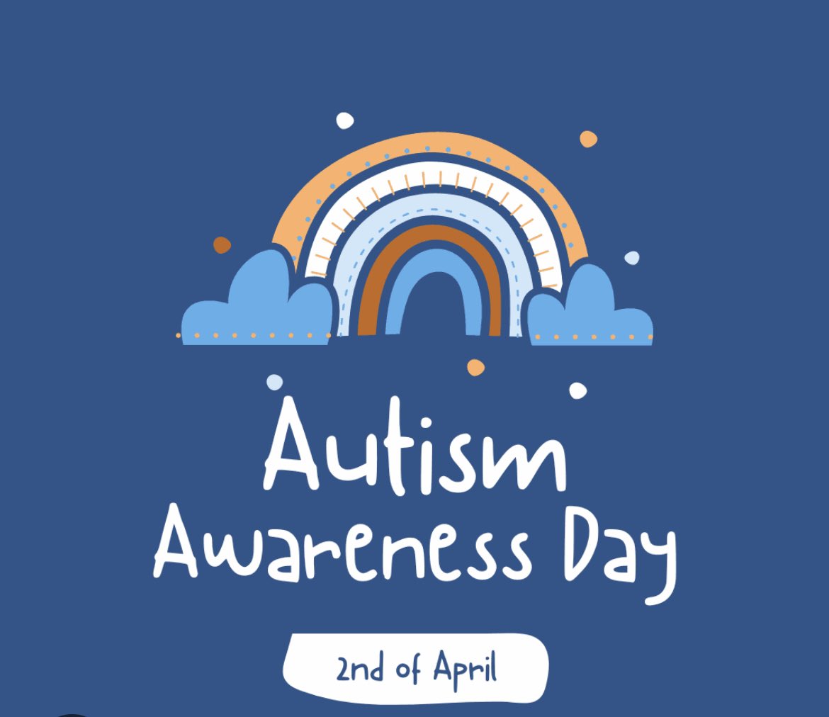 Today is Autism Awareness day! Don’t forget to wear Blue💙🔵🟦