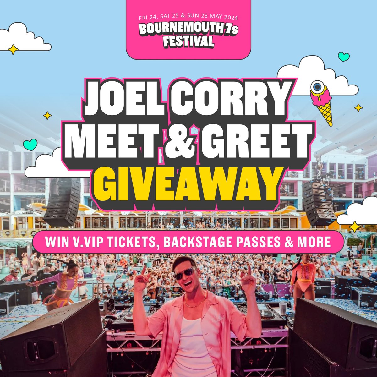 𝗪𝗜𝗡 a meet and greet package with @JoelCorry 👀🤩 To celebrate Joel Corry headlining B7s 2024 on Saturday 25th May, we’re giving away an INCREDIBLE meet and greet package! To enter, head over to our Instagram: instagram.com/p/C5QbZ7iIA7R/…