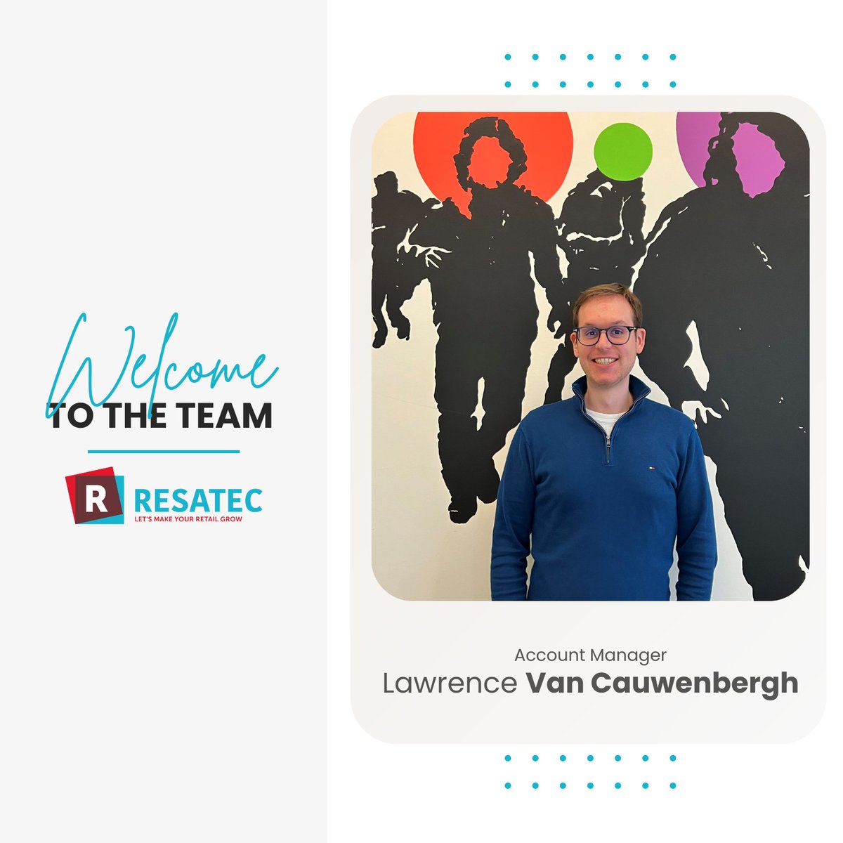 resatec's tweet image. Welkom Lawrence Van Cauwenbergh in ons team!

Na zijn opleiding gaat Lawrence aan de slag om onze klanten in Antwerpen, Vlaams-Brabant en Limburg te voorzien van de nieuwste en meest doeltreffende retailoplossingen.