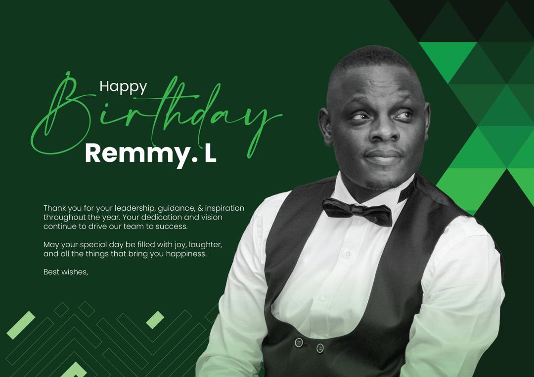 Happy Birthday @RemmygiousL! ❤️🎉 Thank you for your leadership, guidance, & inspiration throughout the year. Your dedication and vision continue to drive our team to success. - #RGConsultInc