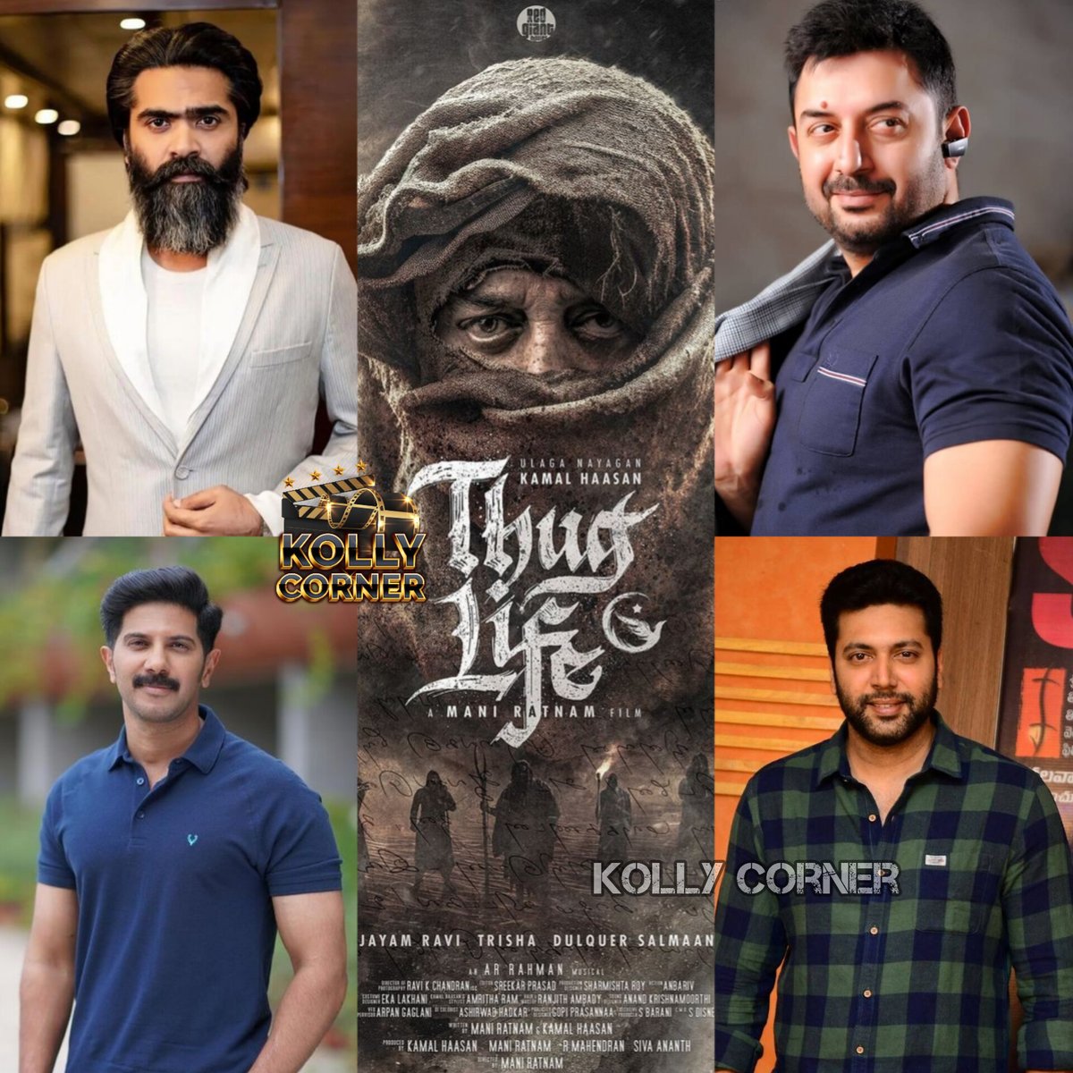 #Thuglife Update As Per TOI 🌟

- Ulaganaygan #KamalHaasan will be seen in a triple role 😃
- #SilambarasanTR and #ArvindSwamy have replaced #DulquerSalmaan and #JayamRavi respectively 😯
- Serbia schedule will resume in April end 👌
- Said to be a periodic action drama 🔥…