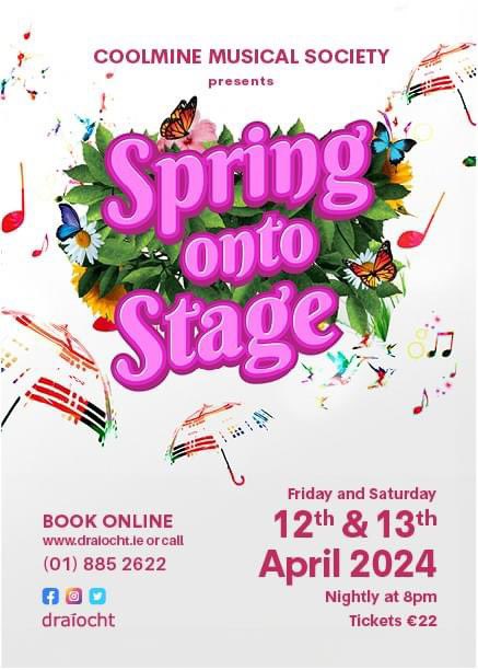 Just over 10 days to go until @coolminems spring onto the stage with… Spring Onto Stage next Friday 12& Saturday 13 of April in @Draiocht_Blanch Our fabulous cast have been perfecting those dance moves and melodies in order to bring you a night to remember! #nothingbetter x😊