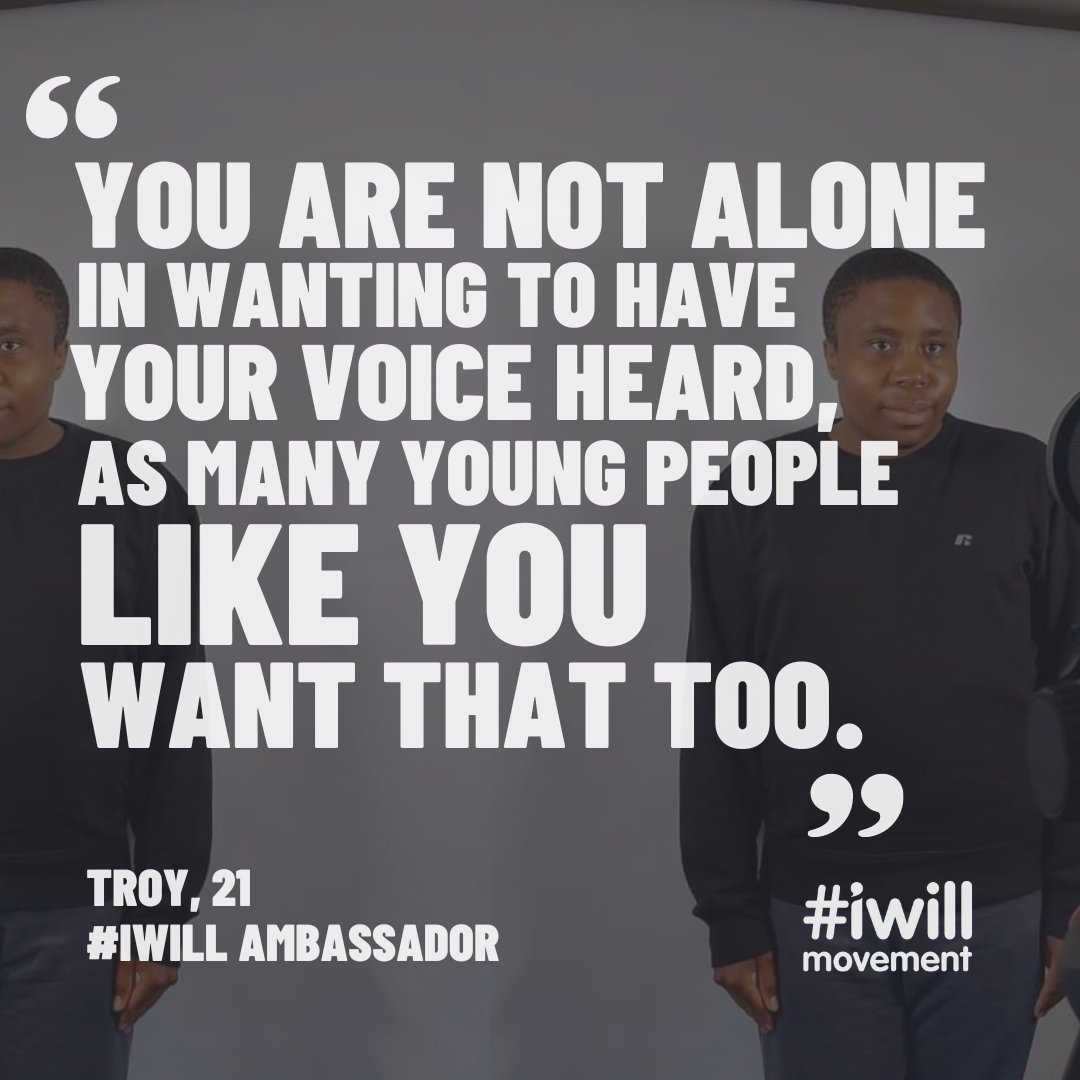 To honour World Autism Day today, #iwill Ambassador Troy has shared his story with us.  Read his story here 👉 iwill.org.uk/having-my-voic… #WAAD #WorldAutismAwarenessDay