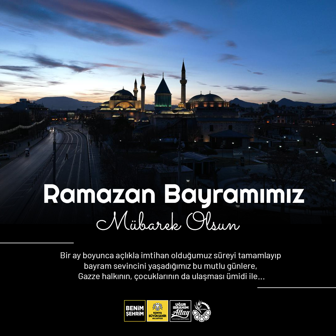 Ramazan Bayramımız Mübarek Olsun
Bir ay boyunca açlıkla imtihan olduğumuz süreyi tamamlayıp bayram sevincini yaşadığımız bu mutlu günlere, Gazze halkının, çocuklarının da ulaşması ümide ile...

#komekkonya #komekteöğrendim #ramazanbayramı
