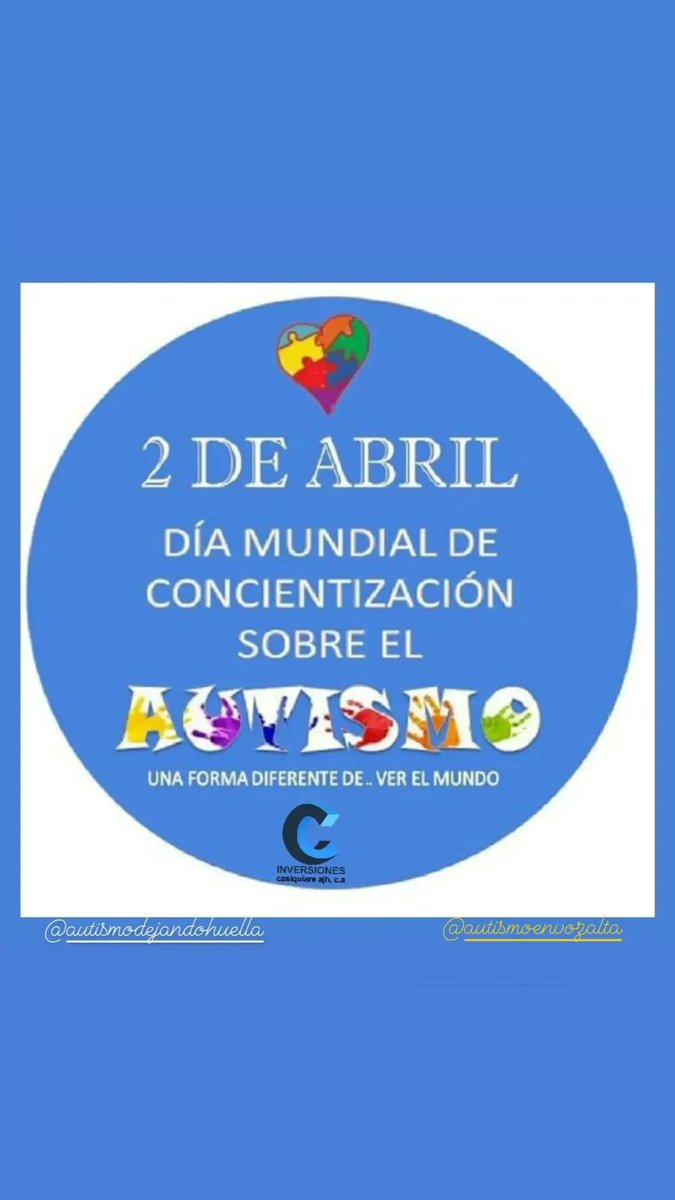 ALImerce23's tweet image. #2April  #austismo #DiaMundialAutismo
