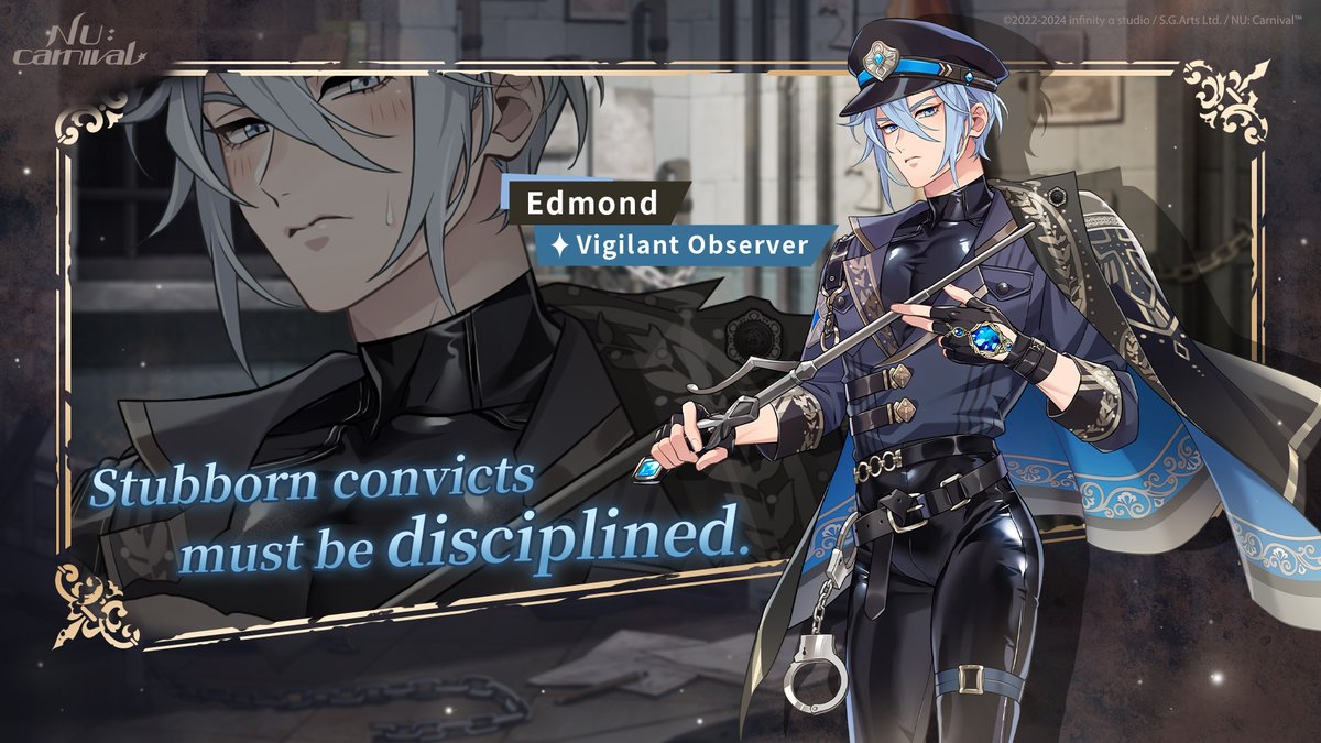 [Vigilant Observer | Edmond]

'Stubborn convicts must be disciplined.'

All they had to do was follow the plan and play their parts, but seeing Eiden act uncharacteristically does cause a feeling of unease...

#NUCarnival #Prison_Riot_Revolt #VigilantObserver #Edmond