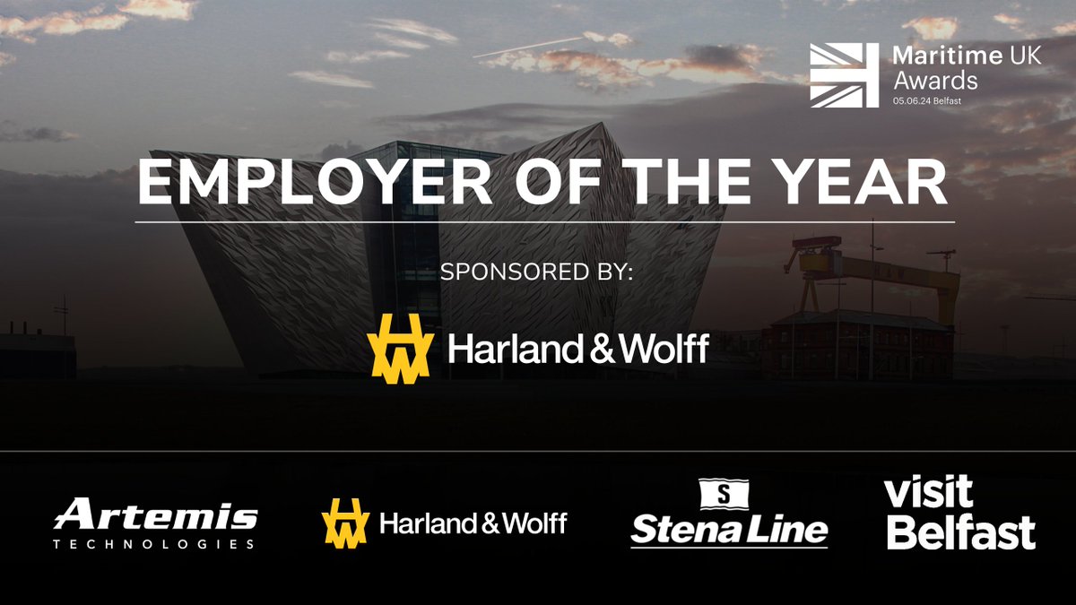 Maritime UK (@maritimeuk) on Twitter photo #MUKA24 Award Category: Employer of the Year Award sponsored by <a href="/HarlandWolffplc/">Harland & Wolff</a>
This award recognises high staff satisfaction levels, recipients demonstrate a commitment to development, employee satisfaction, and innovative HR initiatives.
Enter now: maritimeuk.org/awards-2024/ca… #MUKA24 Award Category: Employer of the Year Award sponsored by <a href="/HarlandWolffplc/">Harland & Wolff</a>
This award recognises high staff satisfaction levels, recipients demonstrate a commitment to development, employee satisfaction, and innovative HR initiatives.
Enter now: maritimeuk.org/awards-2024/ca…