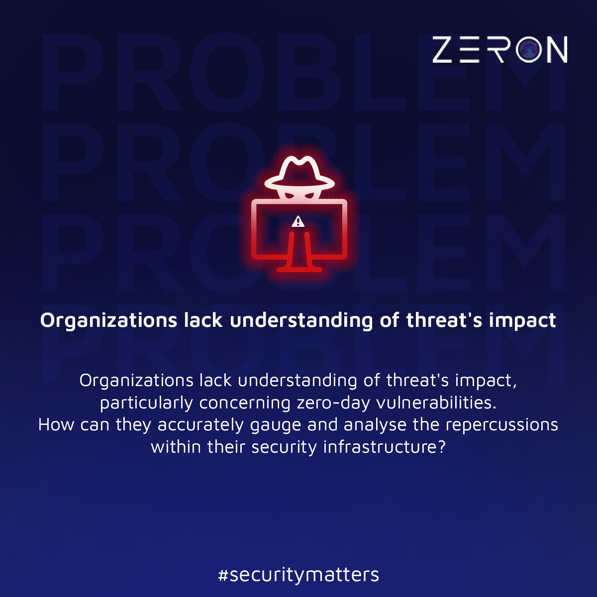 In today's digital landscape, understanding threat impacts is crucial for security. 
Stay tuned for Zeron's insights on effective strategies. 
#Zeron #Cybersecurity #CyberRisk #CyberRiskPosture #ThreatAnalysis #SecurityMatters