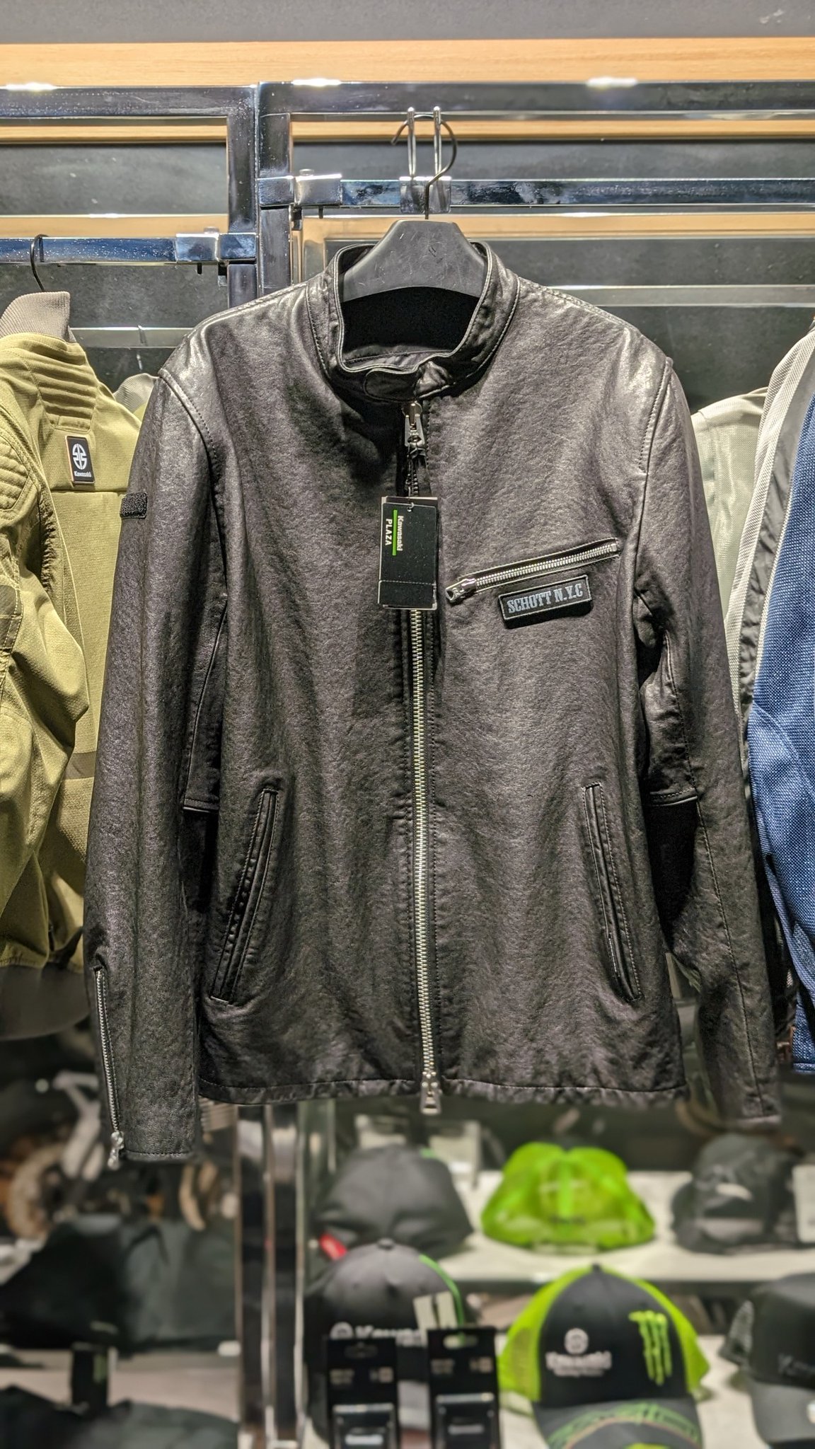 kawasaki✖️schott ライディングレザージャケット kawasaki✖️schott ライディングレザージャケット