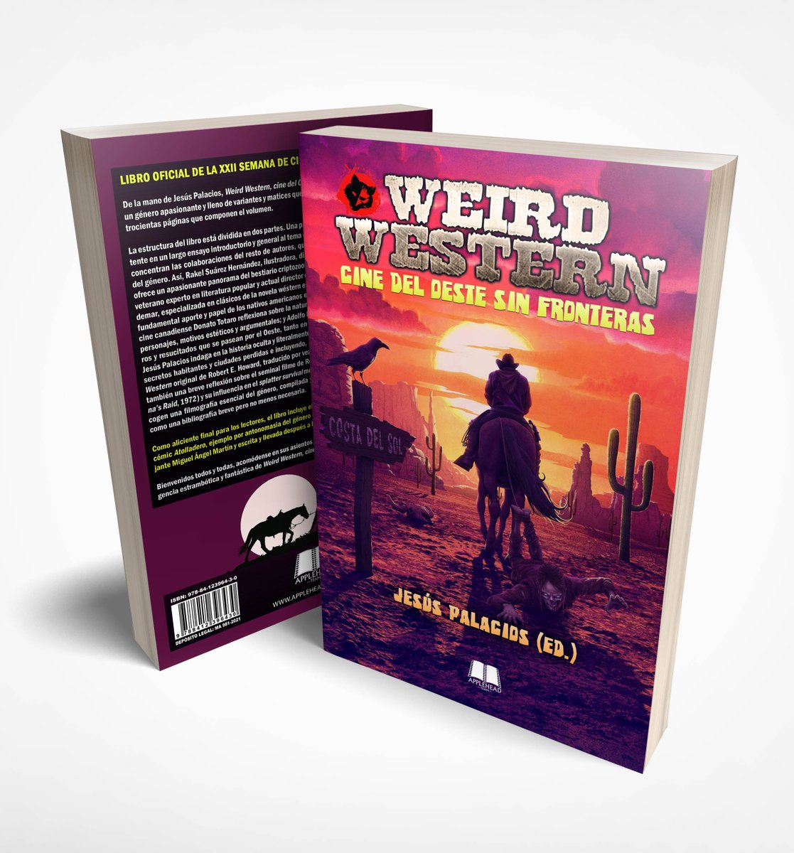 'WEIRD WESTERN. EL CINE DEL OESTE SIN FRONTERAS' con el 5% de descuento y envío gratis:  appleheadteam.com/producto/weird…

#weirdwestern #western #jesuspalacios #appleehadteam