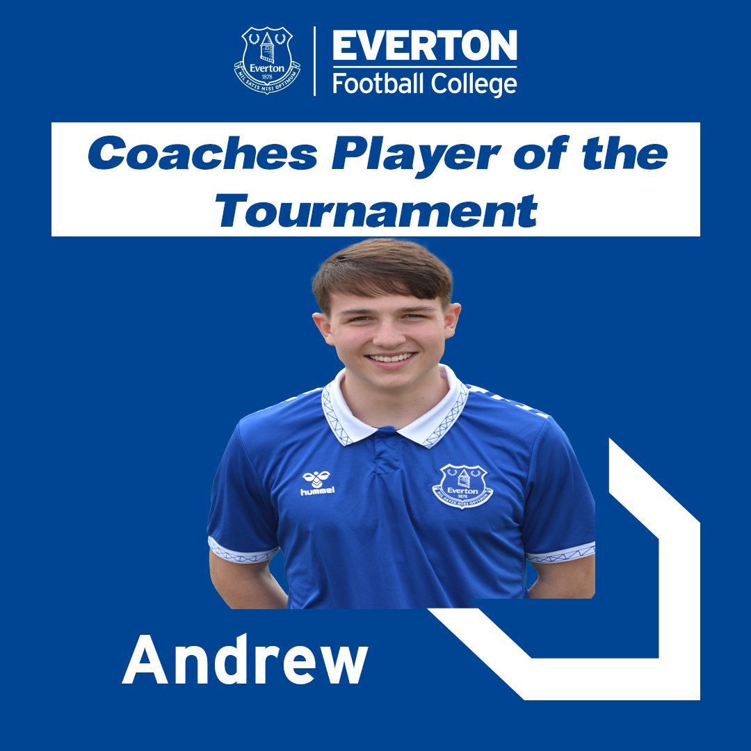 🔵| Congratulations to our Under 19's Coaches' Player of the Tournament Andrew #EFC #NSNO #DallasCup