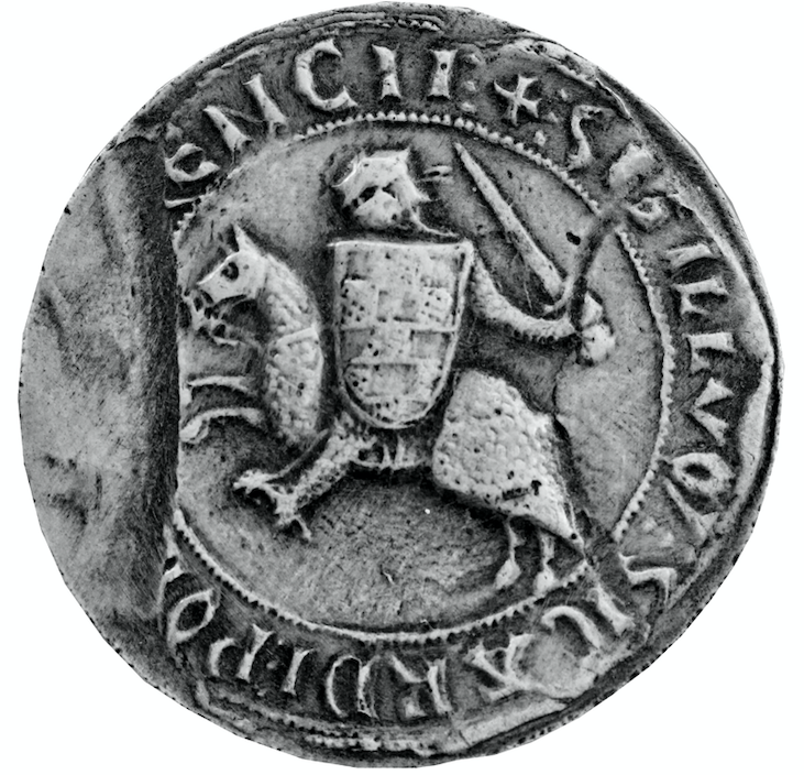 Sicard de Puylaurens, chevalier « cathare » piaffe d’impatience, il est prêt à vous accompagner pour #expoCathares de ce 5 avril #LeSceauDuMardi ⭐️ <a href="/BSigilla/">Base Sigilla 🦋</a> <a href="/Sigi_alsace/">SigiAl - Sigillographie de l'Alsace 🦋</a> <a href="/BrunelGhislain/">Brunel Ghislain</a> @PropylaeumAnt@albanperes <a href="/DumoulinValrie2/">Valérie-Alice Dumoulin🦋</a> <a href="/SeWISEseals/">SeWISE</a> <a href="/GuilhemDB/">Guilhem Dorandeu</a>